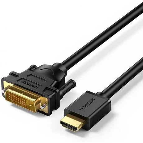 UGREEN 5m HDMI to DVI Cable Bi Directional DVI-D 24 1 Male to HDMI Male High Speed Adapter Cable 1080P Full HD Compatible for Raspberry Pi Roku Xbox One PS4 PS3 Graphics Card Nintendo Switch etc. (10137) - Ugreen India