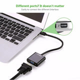 Ugreen Mini DisplayPort Male To Vga Female Converter - Black (10459) - Ugreen India