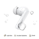 Ugreen Bluetooth V5.3 HiTune T6 Hybrid Active Noise Canceling Earbuds 30H Battery 48dB White (15158) - Ugreen India