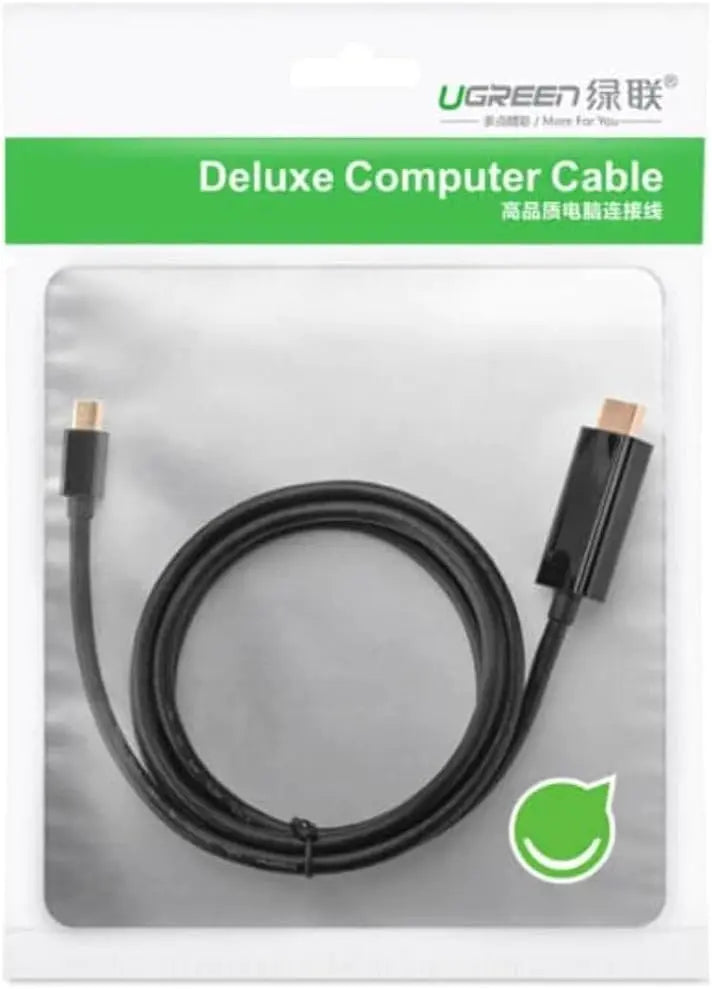 UGREEN 1.5M Mini DisplayPort Male to HDMI Male Cable 4K Thunderbolt 2 (20848)