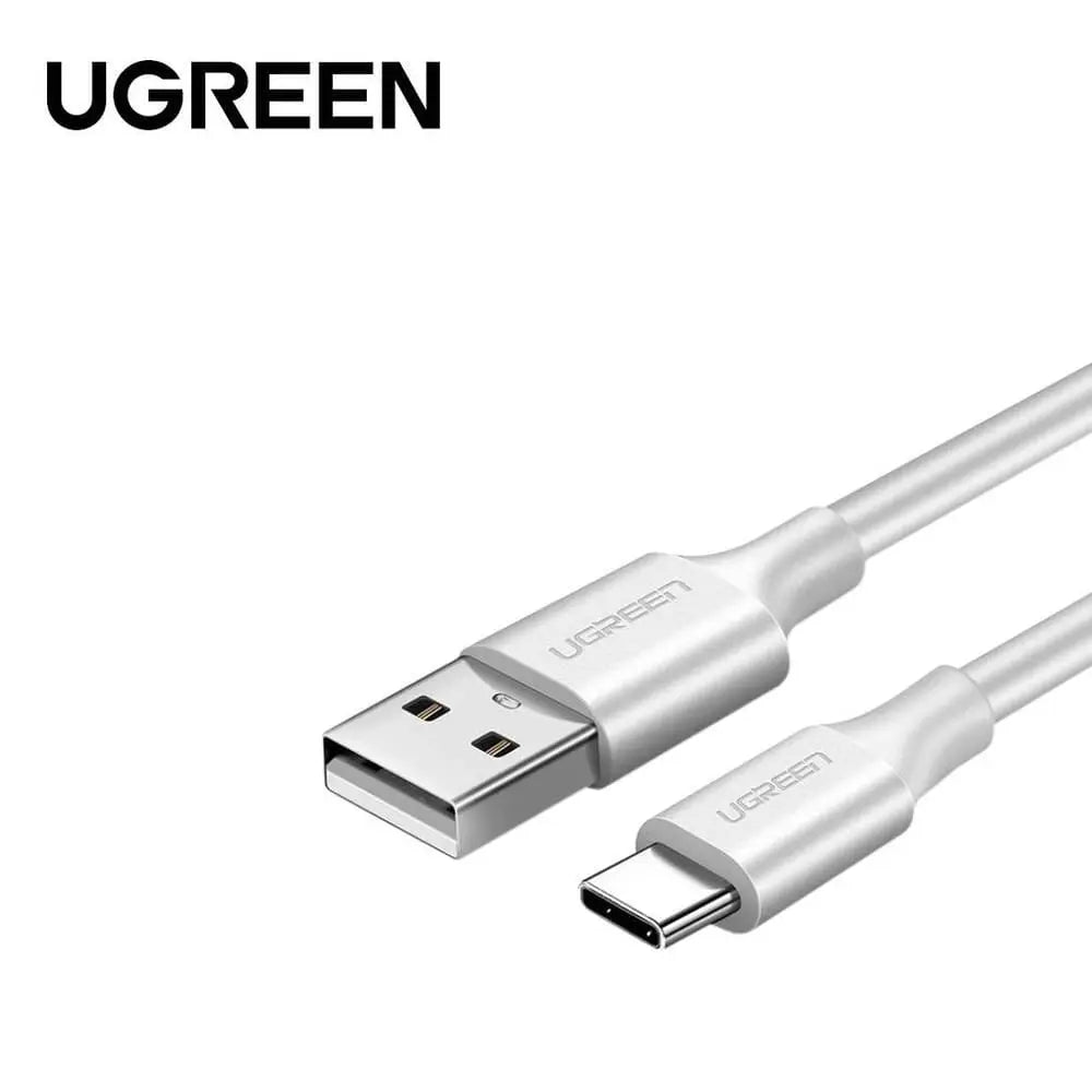 Ugreen 2m USB A 2.0 Male to USB C Male Cable Nickel Plated (60123) - Ugreen India