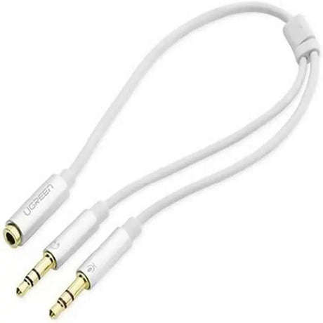 Ugreen 20Cm 3.5mm Female To 2 3.5mm Male ABS Case Audio Splitter Cable (20897) - Ugreen India