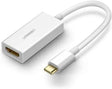 Ugreen USB-C Male to HDMI Female Adapter 4k@30Hz With 20cm Cable - White(40273) - Ugreen India