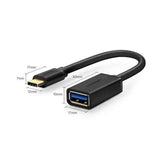 UGREEN USB C Male to USB 3.0 A Female Adapter | Type C OTG Cable Compatible for MacBook Pro 2019 2018 Samsung Galaxy S10 S9 S8 Note 9 8 LG V40 V30 G6 Google Pixel 2 XL etc. (30701) - Ugreen India