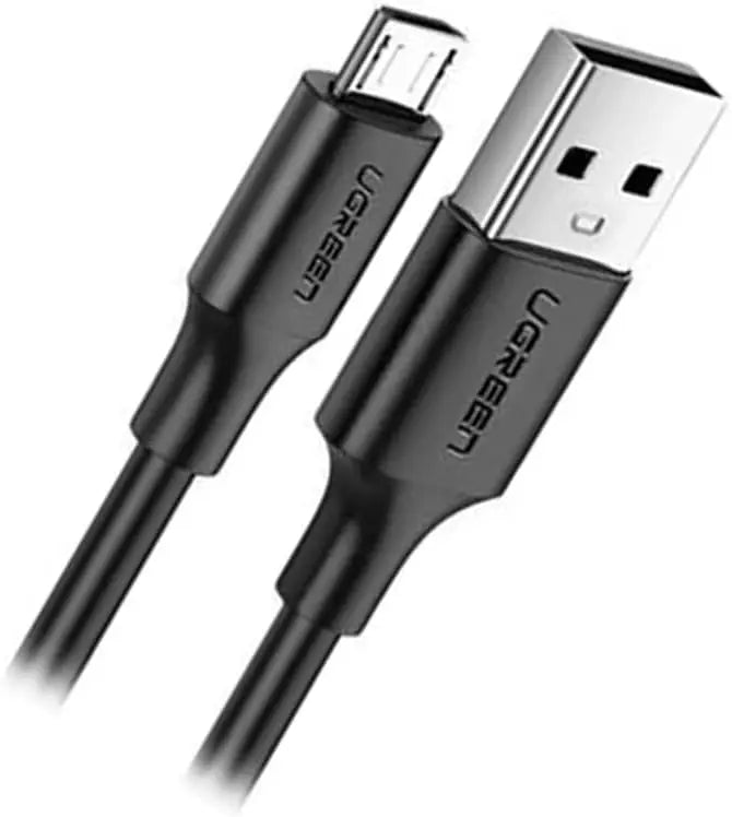 UGREEN 1.5m USB 2.0 A to Micro USB Cable Nickel Plating, Black (60137) - Ugreen India