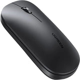 UGREEN 2.4G Silent Wireless Bluetooth 5.0 Computer Optical Mouse With USB Receiver, 4000 DPI For PC, Laptop, Computer, Chromebook, MacBook - Starry Black (90531) - Ugreen India