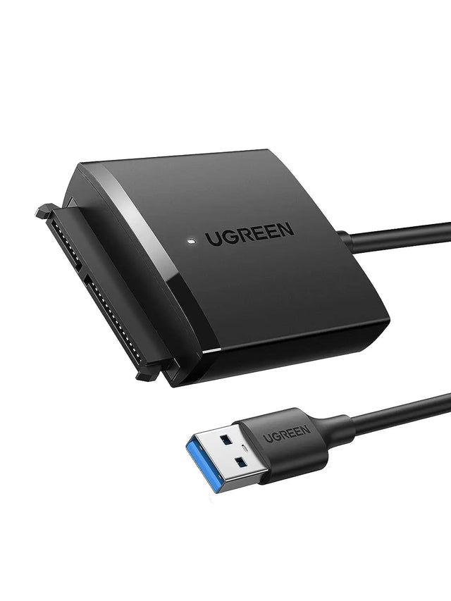 UGREEN SATA to USB 3.0 Adapter Cable with UASP SATA III to USB Converter for 2.5" 3.5” Hard Drives Disk HDD and Solid State Drives SSD etc. (60561) - Ugreen India