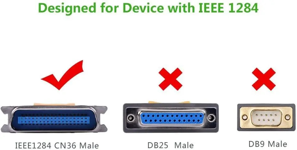 Ugreen 2m USB 2.0 Male To IEEE1284 CN36 Male Parallel Printer Adapter Cable For Printer, Inkjet, Laser etc.- Gray (20225) - Ugreen India