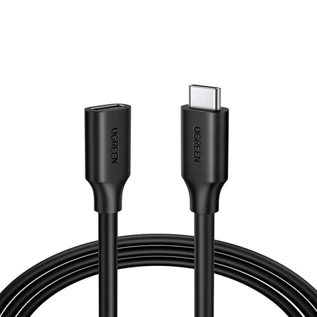 UGREEN 1m USB Type C 3.2 Male To Usb C Female Extension Fast Charging Cable [10Gbps)/Thunderbolt 3] Compatible with MacBook Pro iPad Pro Dell XPS Surface Switch DJI Mavic Dongle Hub (10387) - Ugreen India