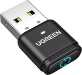 UGREEN Bluetooth 5.4 Adapter & Undetectable Mouse Jiggler, USB Bluetooth Dongle for Computer Laptop, USB Mouse Mover with Switch Button, Mouse Wiggler with 2 Jiggle Modes, Plug and Play (35994)