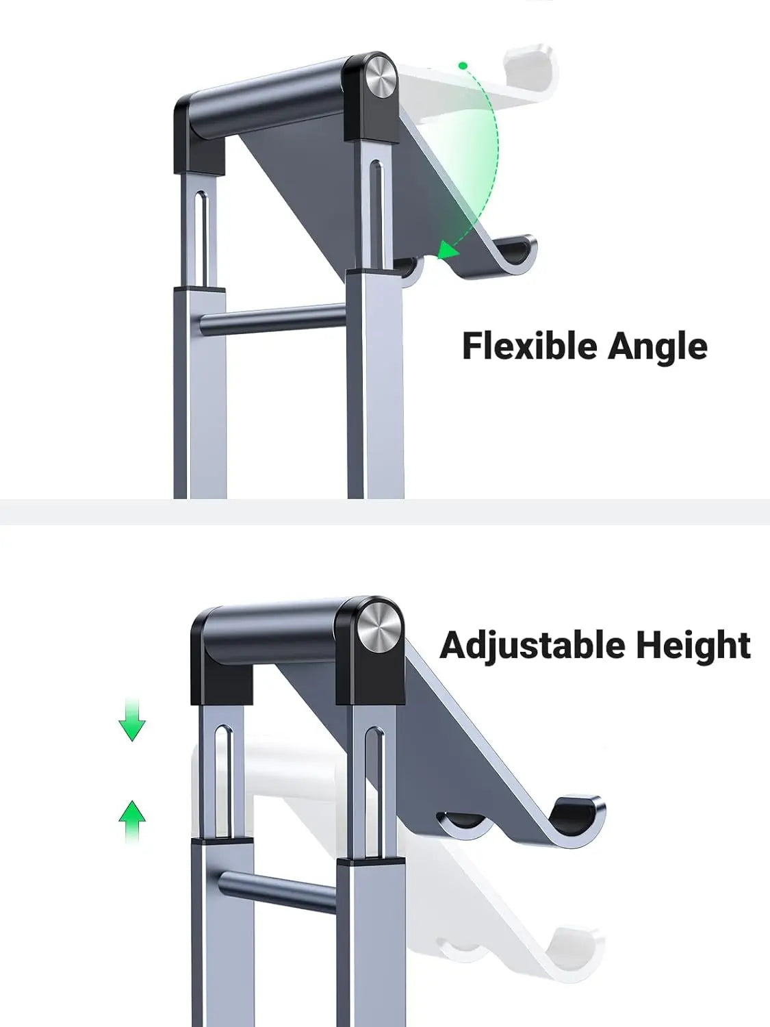 UGREEN Phone Stand for Desk Cell Phone Stand Holder Adjustable Height Phone Holder Foldable Portable Compatible with iPhone 13 Pro Max 12 11 XS XS XR iPhone SE Samsung Galaxy S22 Ultra 4 - 7.9'' (50324)