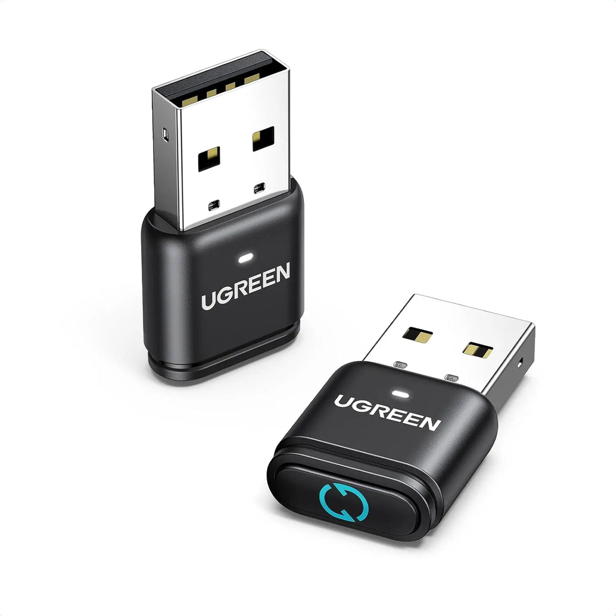 UGREEN Bluetooth 5.4 Adapter & Undetectable Mouse Jiggler, USB Bluetooth Dongle for Computer Laptop, USB Mouse Mover with Switch Button, Mouse Wiggler with 2 Jiggle Modes, Plug and Play (35994)