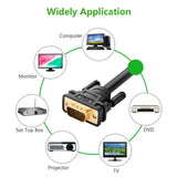 Ugreen 1.5m VGA Male to Male Cable Gold-plated to connect computers to LCD monitors, television screens, projectors etc. (11630) - Ugreen India