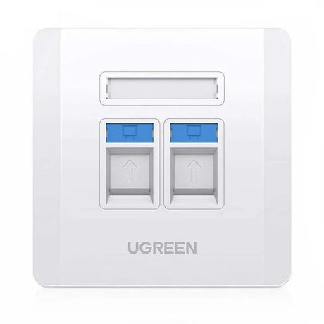 UGreen Dual Port Wall Plate (80182) - Ugreen India