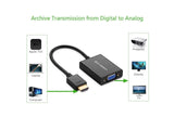 Ugreen Hdmi Male to VGA Female Converter with Audio 1920*1080@60Hz (40233) - Ugreen India