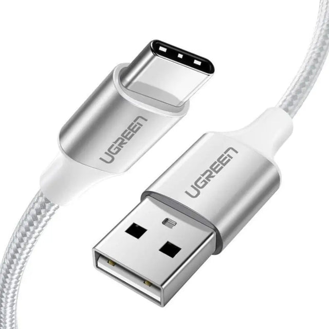 Ugreen 2m USB A 2.0 Male to USB C Male Cable Nickel Plated (60123) - Ugreen India