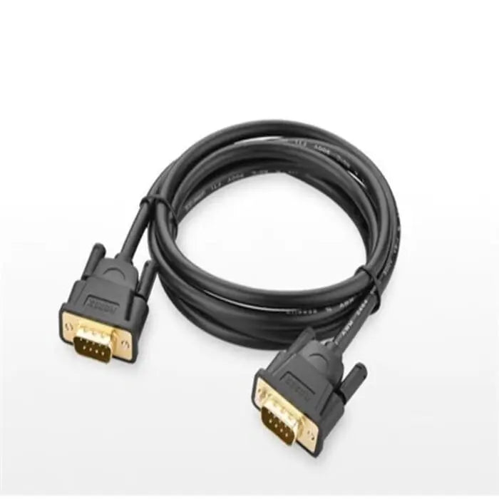 Ugreen 1.5m DB9 RS232 Male To Male Adapter Cable Connects your computer to device with RS-232 compatible (COM port) interface (20153) - Ugreen India