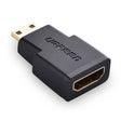 UGREEN Micro HDMI Male to HDMI Female Adapter - Black (20106) - Ugreen India