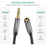 Ugreen 1.5m 3.5 mm Male to 3.5mm Female Audio Extension Cable (10593) - Ugreen India