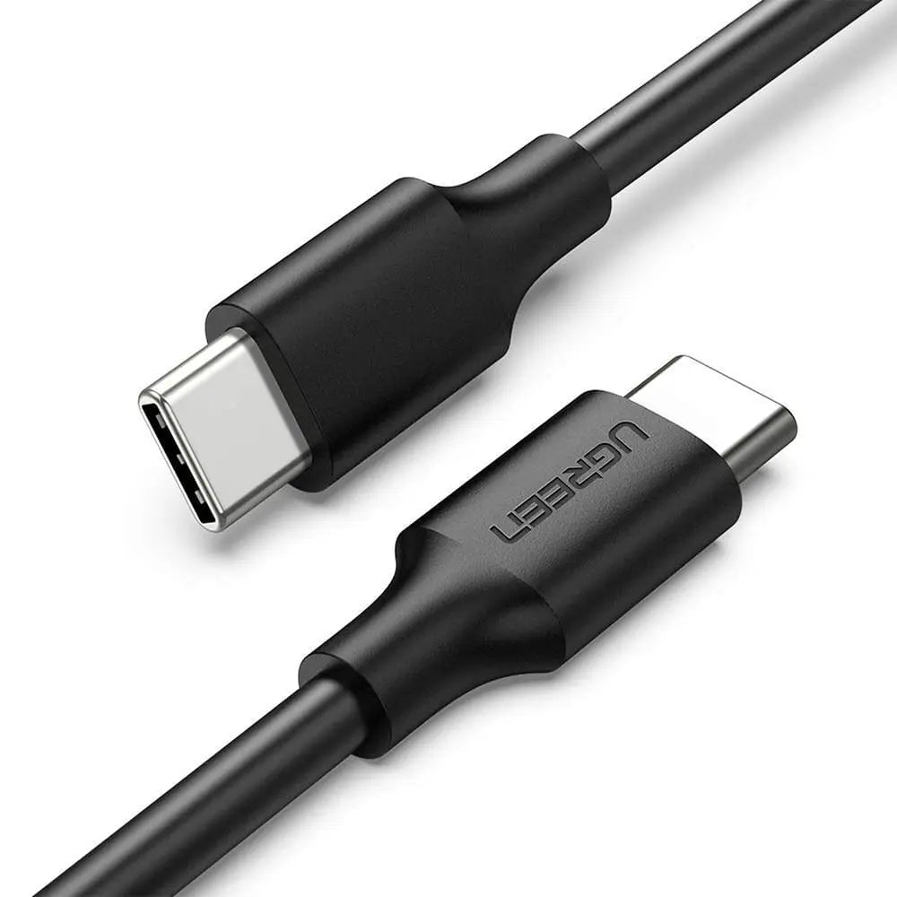 UGREEN 1.5m 60W USB Type-C Male to USB Type-C Male 2.0 PD Fast Charging Cable for MacBook iPad 2018 etc. (50998) - Ugreen India