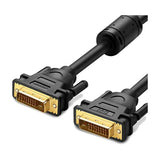 UGREEN 2M DVI-D 24+1 Dual Link Male to Male Digital Video Cable Gold Plated With Ferrite Core Support 2560x1600 For Gaming, DVD, Laptop, HDTV and Projector (11604) - Ugreen India