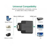 UGREEN Micro HDMI Male to HDMI Female Adapter - Black (20106) - Ugreen India