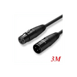 UGREEN 3M Cannon Xlr Male To Female Microphone Extension Cable For Amplifiers, Microphones, Mixer, Preamp, Speaker System Or Other Professional Recording (20711) - Ugreen India