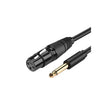 Ugreen 6.5mm Male Mono to Cannon Xlr Female AV Cable 2m - Black (20719) - Ugreen India