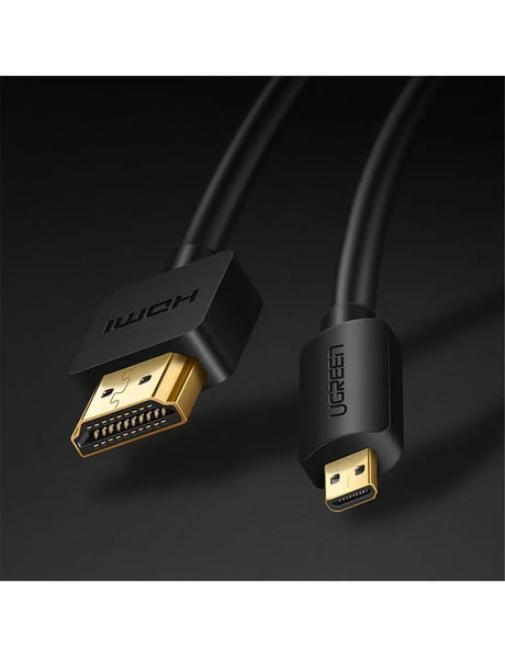 Ugreen 1.5m Micro HDMI Male to HDMI Male Cable (30102) - Ugreen India