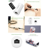 UGREEN Anti-Thunder RJ45 Ethernet Lan Adapter Connector for Network Cable Extension, 1000Mbps (30837) - Ugreen India