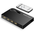 UGREEN 3x1 HDMI Switcher with IR Wireless Remote Support 1080P 3D for Laptop HD-DVD PS3 Xbox360 etc. (40234) - Ugreen India