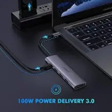 Ugreen Usb Type C 3.1 Hub With 4K Hdmi, 3*Usb 3.0 Ports For Macbook Pro 2017 2016, Dell Xps 15 13, Hp Spectre/Envy, Lenovo Yoga 720, Chromebook, Galaxy S9 S8 Port (50209) - Ugreen India