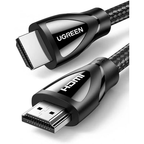 UGREEN 3m HDMI 2.1 Male To Male 8K@60Hz Cable UHD High Speed 48Gbps data tranfer Support Dynamic HDR, Dolby Vision, eARC, Compatible for Xbox One, Nintendo Switch, PS4 Pro, Samsung TV, Roku, Nylon Braided (80404) - Ugreen India