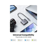 UGREEN 3 in 1 USB C to SD/TF + USB 2.0 Memory Card Reader 2TB Capacity Compatible for Camera MacBook Pro MacBook Air iPad Pro 2020 Galaxy S20 Note 20 and More Type C Devices etc. (80798) - Ugreen India