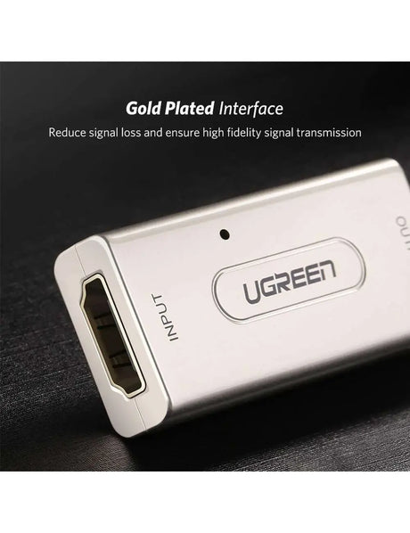 UGREEN HDMI Extender Active Repeater Booster for Video and Audio 1080P up to 50m With Zinc Alloy Case (40265) - Ugreen India