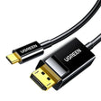 UGREEN 1.5M USB Type C Male To DisplayPort Male Cable 4k@30Hz - Black (50994) - Ugreen India